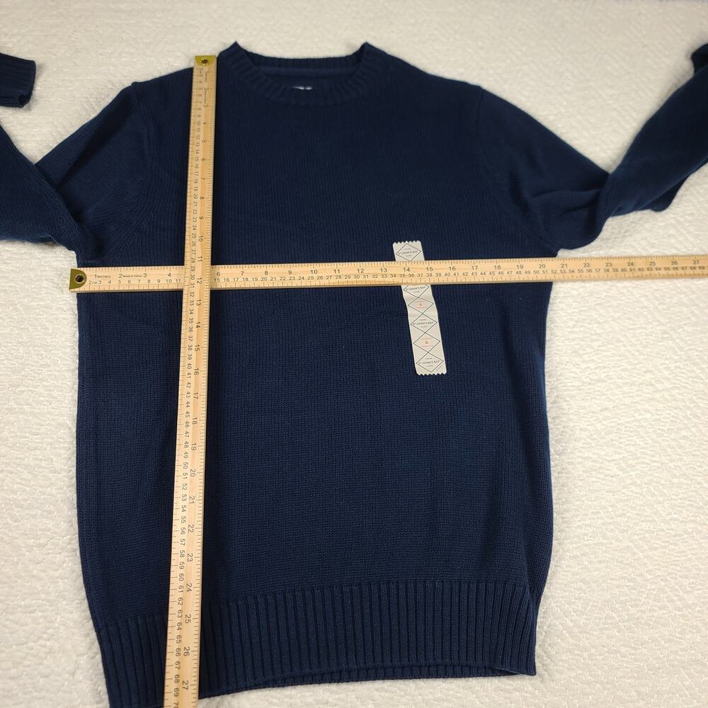 Fisherman Nautical St Johns Bay blue men's sweater size S Minimalist - Picture 4 of 8